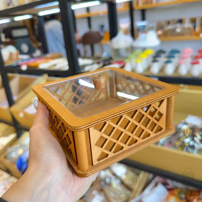 شکلات خوری چوبی طلقی