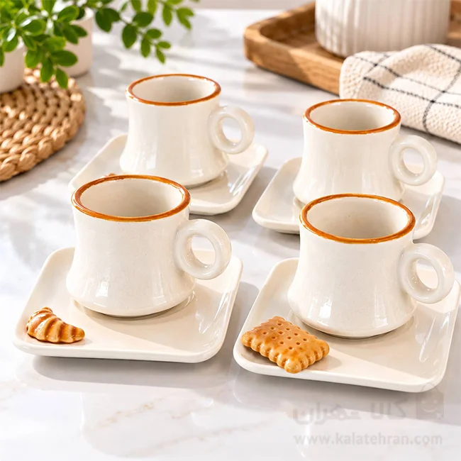 شات و نعلبکی سرامیک